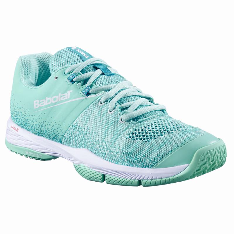 Zapatillas Babolat Sensa Verde Pastel Mujer