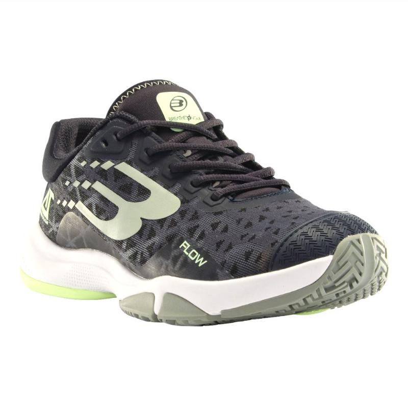 Zapatillas Bullpadel Flow 24V Negro Eucalipto