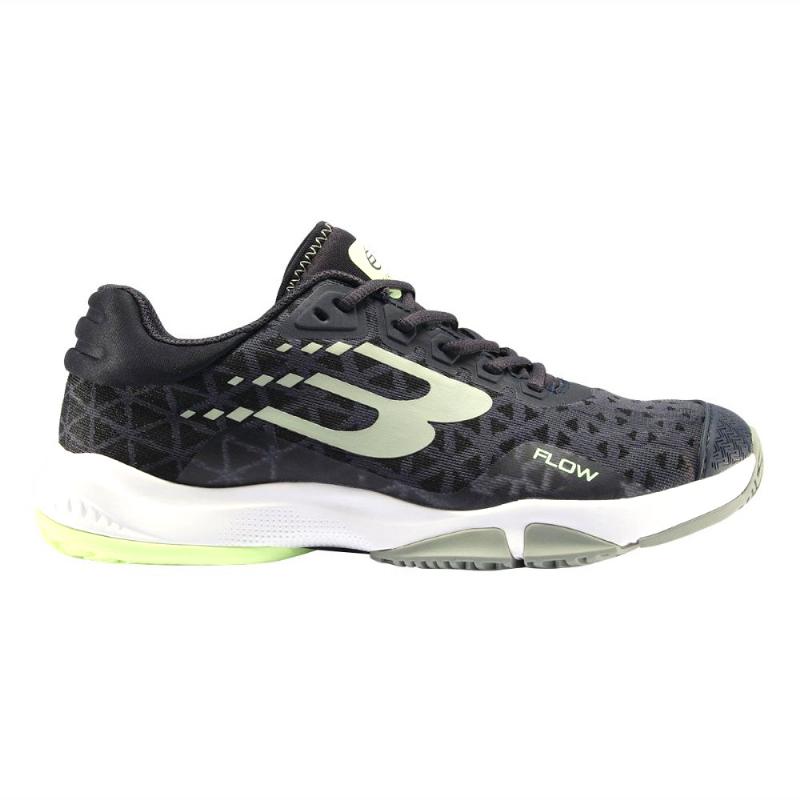 Zapatillas Bullpadel Flow 24V Negro Eucalipto