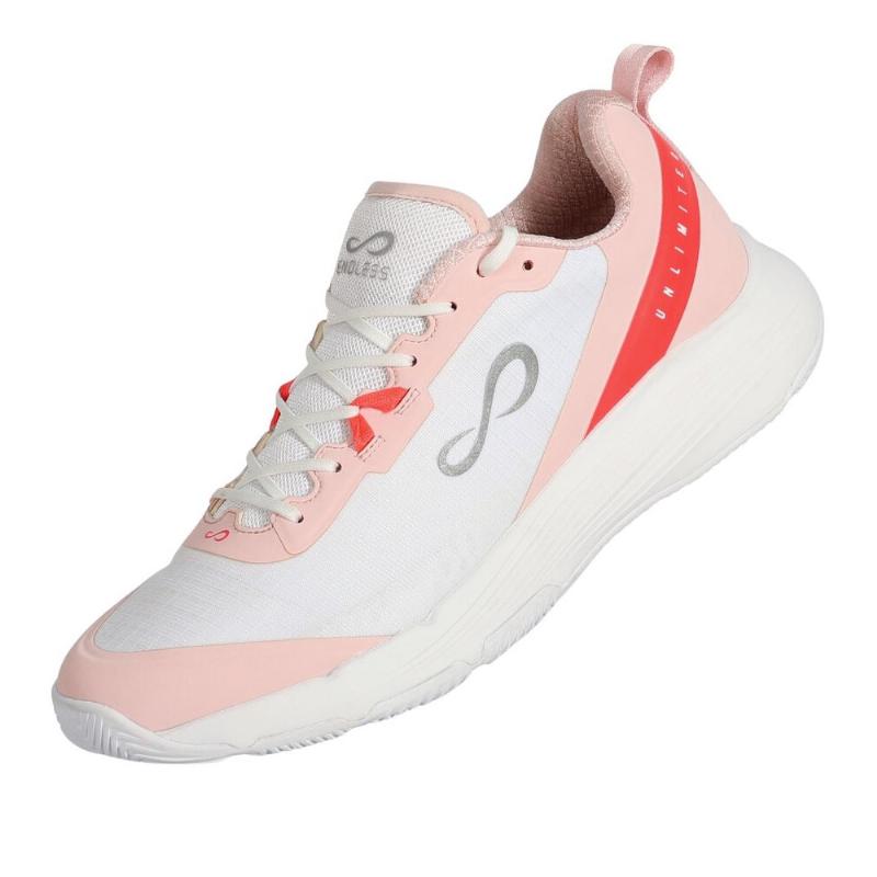 Endlose Sneakers Infinity Pro White Pink Frau