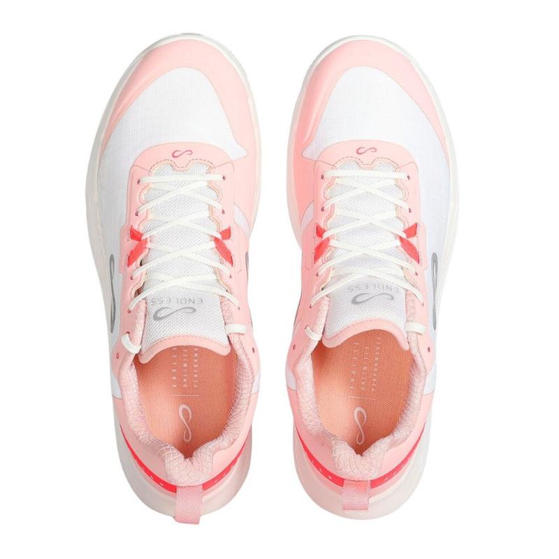 Endless sneakers infinity pro white pink woman