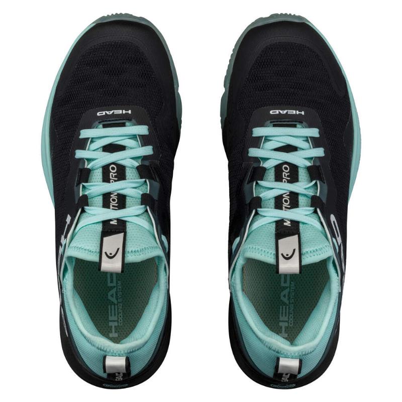Zapatillas Head Motion Pro Padel Negro Aqua Mujer