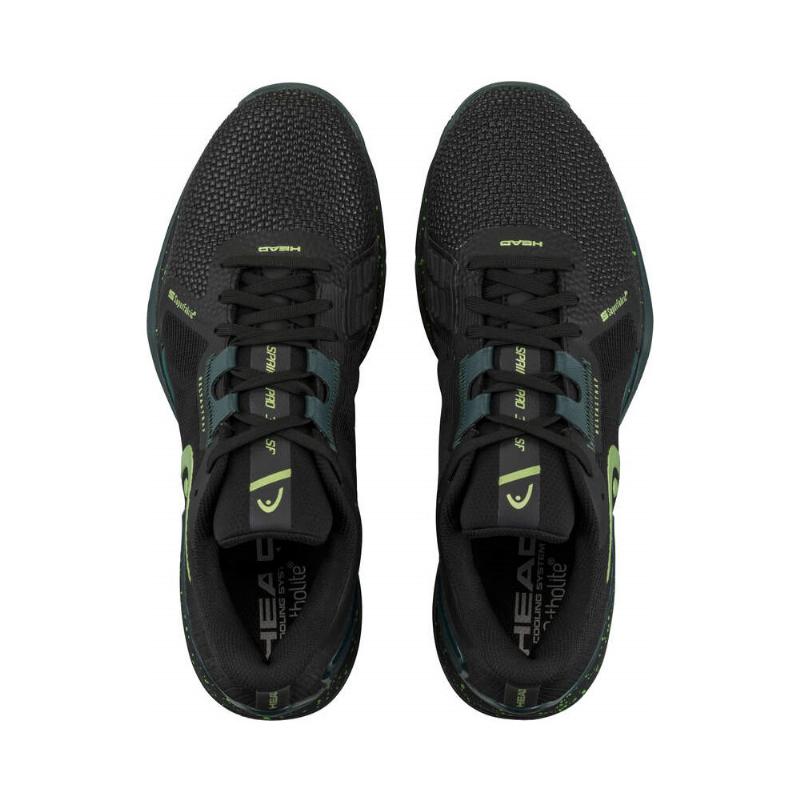 Zapatillas Head Sprint Pro 3.5 SF Clay Negro Verde Bosque