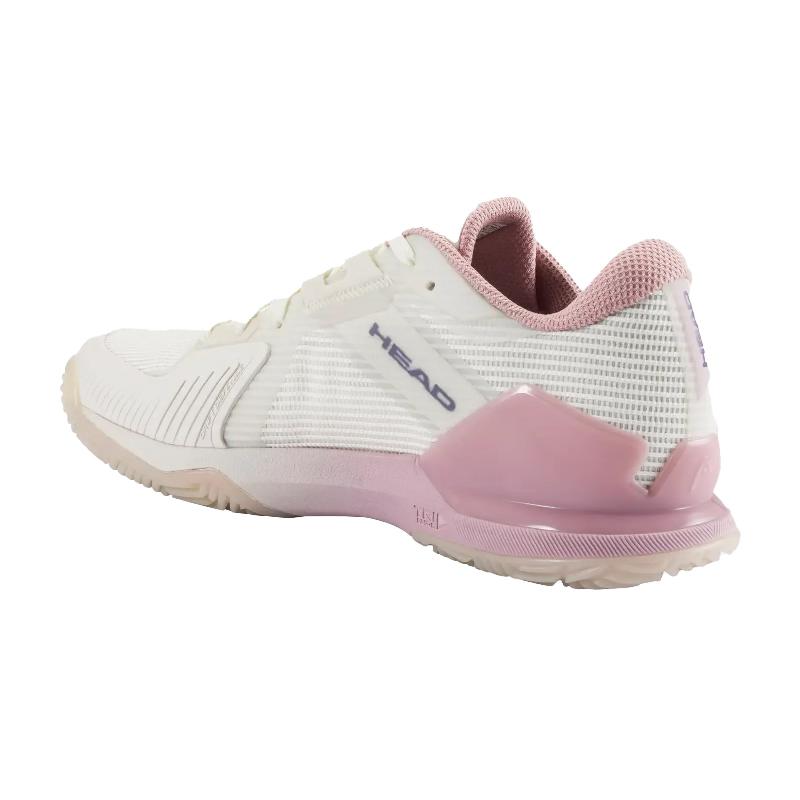 Head Sprint Pro 4.0 Padel Weiß Rosa Damenschuhe