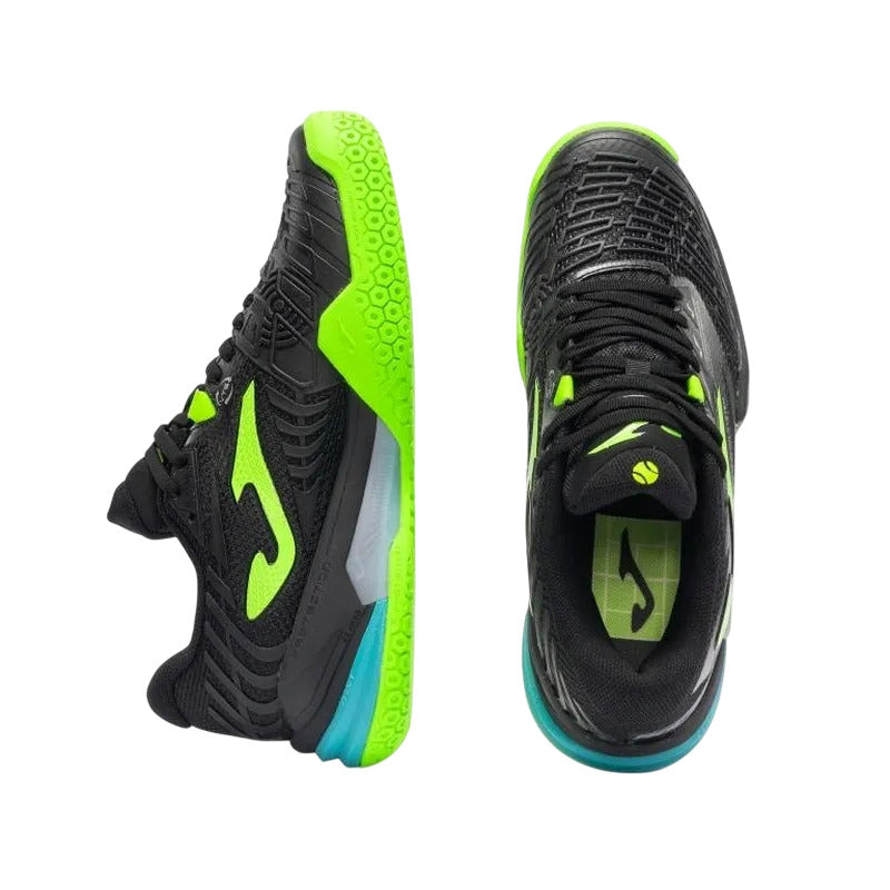 Zapatillas Joma Roland 2601 Negro Amarillo Fluor