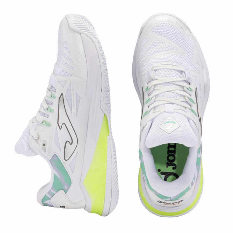 Joma Spin 2402 White Green Woman Sneakers