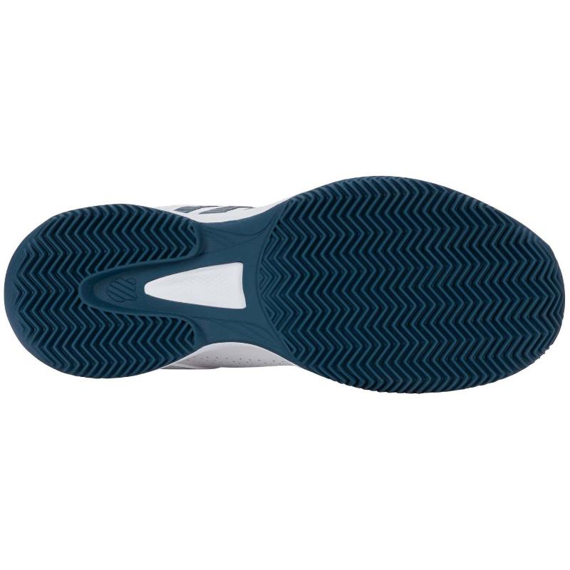 Zapatillas Kswiss Court Express 2 Clay Blanco Azul
