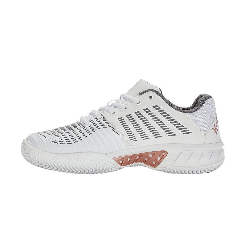 Zapatillas Kswiss Express Light 3 HB Blanco Gris Metal Mujer