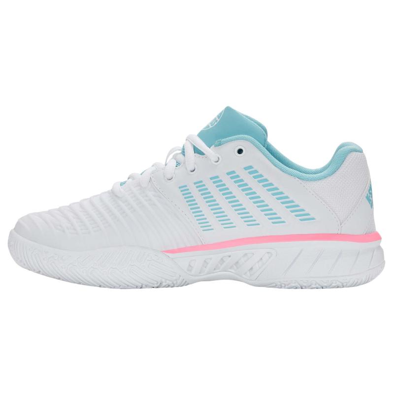 Zapatillas Kswiss Express Light 3 HB Padel Blanco Azul Mujer