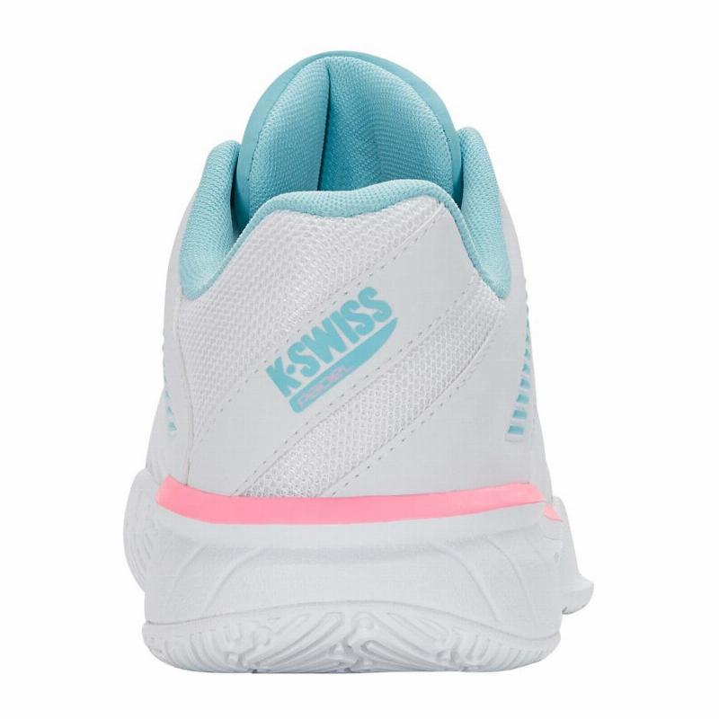 Zapatillas Kswiss Express Light 3 HB Padel Blanco Azul Mujer