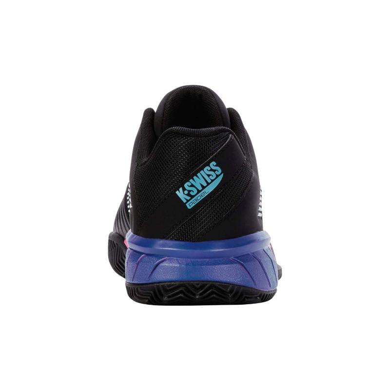 Kswiss Express Light 3 HB Padel Shoes Black Blue Pink Neon