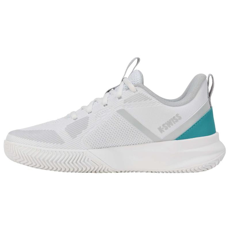 Zapatillas Kswiss Kspeed Team Clay Blanco Turquesa Mujer