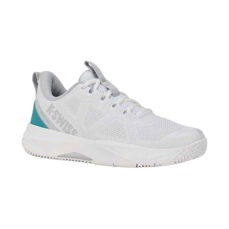 Zapatillas Kswiss Kspeed Team Clay Blanco Turquesa Mujer