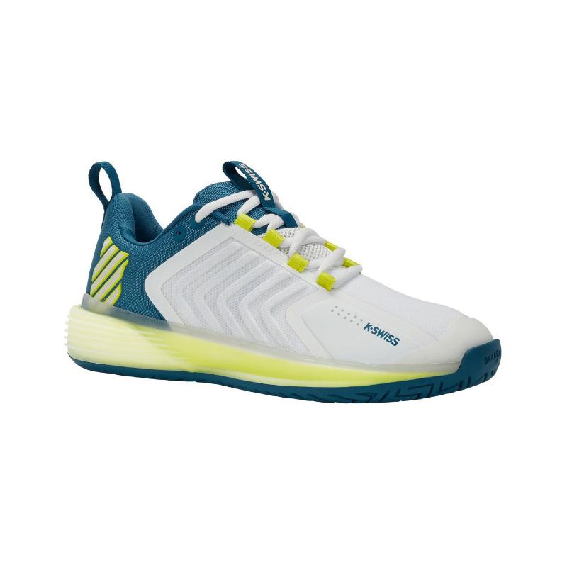 Kswiss Ultrashot 3 scarpe fluoriche blu giallo