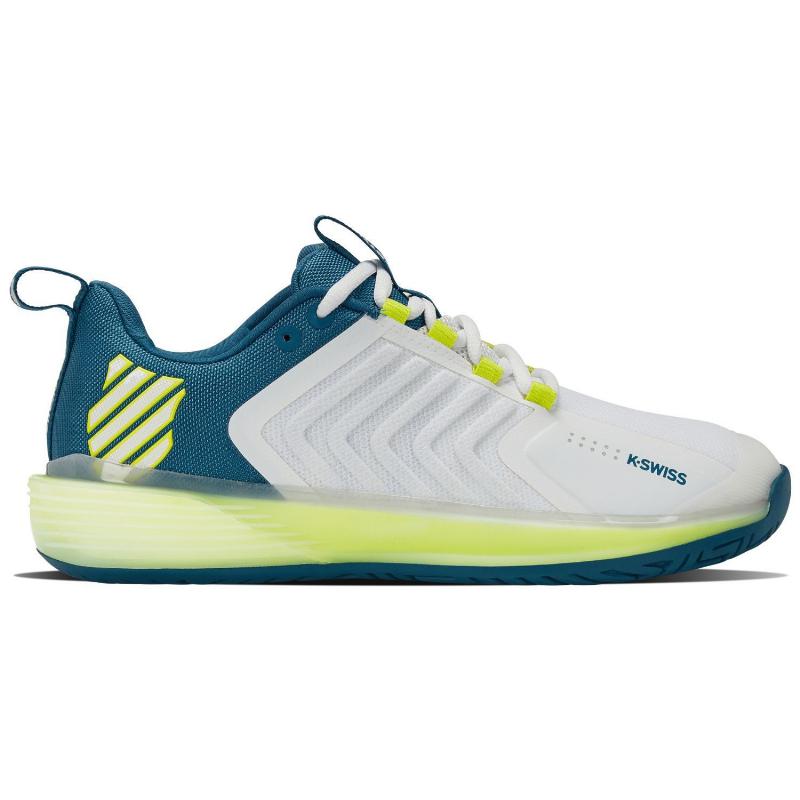 Kswiss Ultrashot 3 scarpe fluoriche blu giallo