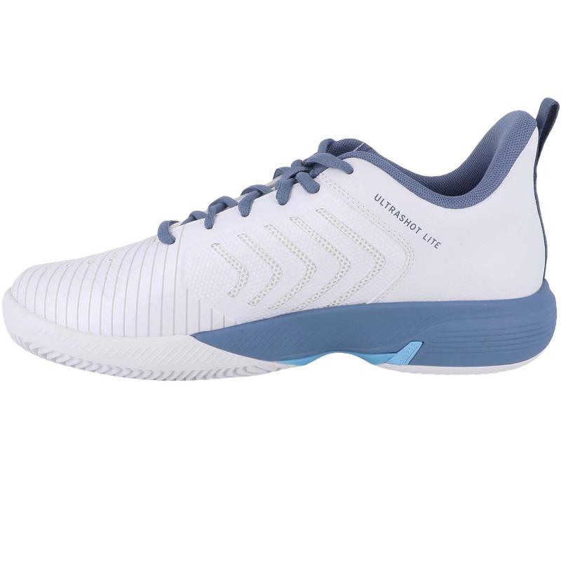 Zapatillas Kswiss Ultrashot Light Clay Blanco Azul