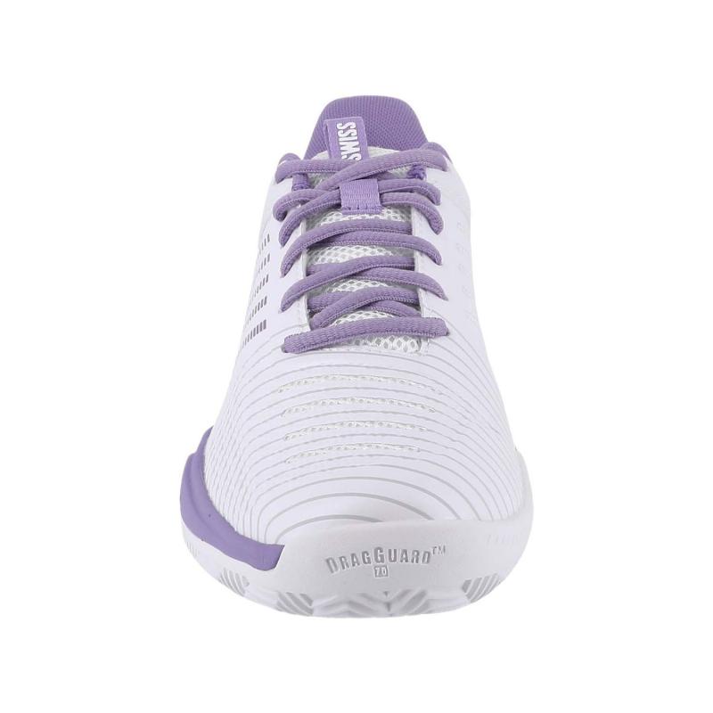 Zapatillas Kswiss Ultrashot Light Clay Blanco Lavanda Mujer