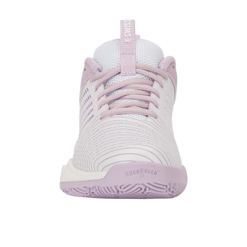 Zapatillas Kswiss Ultrashot Light Clay Blanco Rosa Mujer
