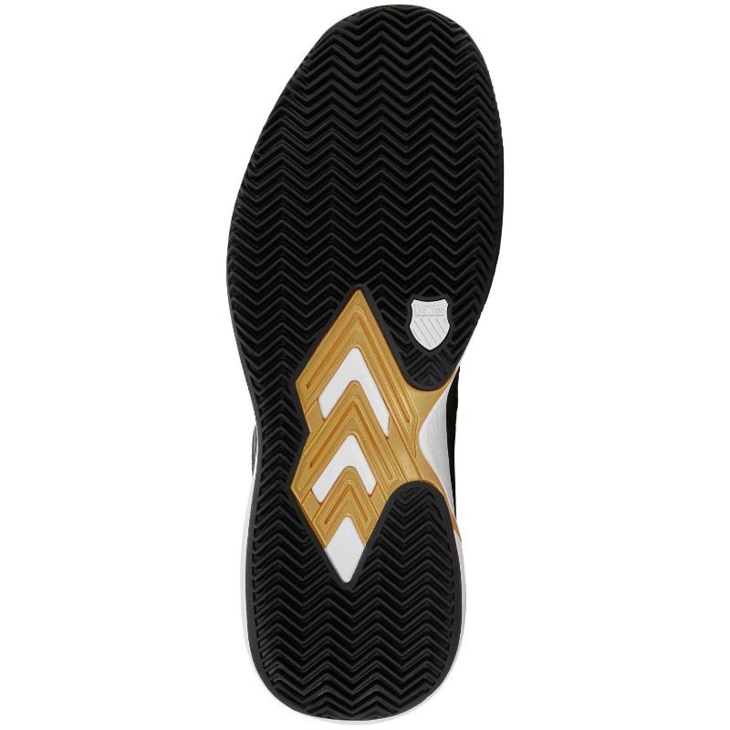Zapatillas Kswiss Ultrashot Light Clay Negro Dorado