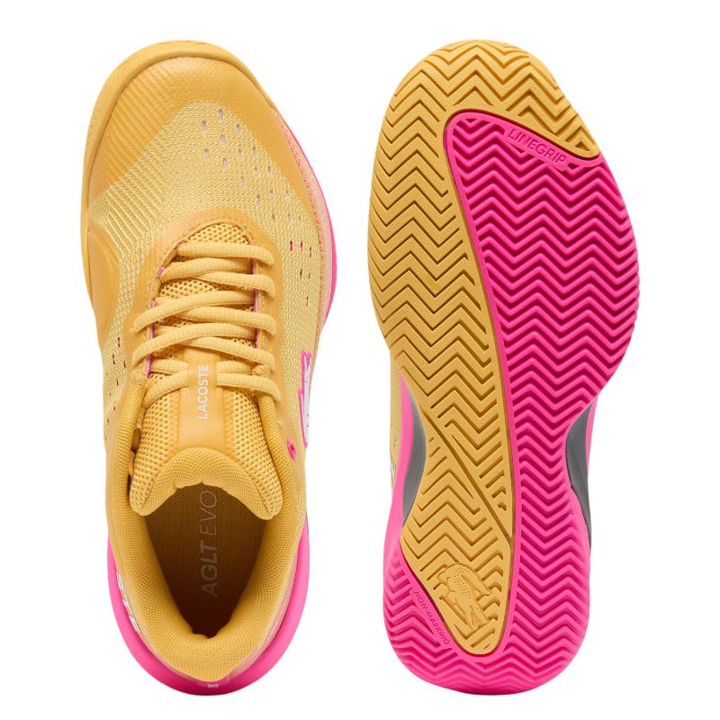 Zapatillas Lacoste AG-LT Evo Amarillo Rosa Mujer