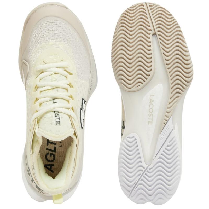 Zapatillas Lacoste AG-LT23 Lite Clay Blanco Amarillo Mujer