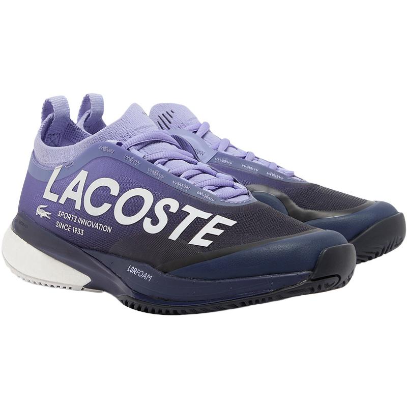 Zapatillas Lacoste AG-LT25 Lite Clay Purpura Azul Marino Mujer