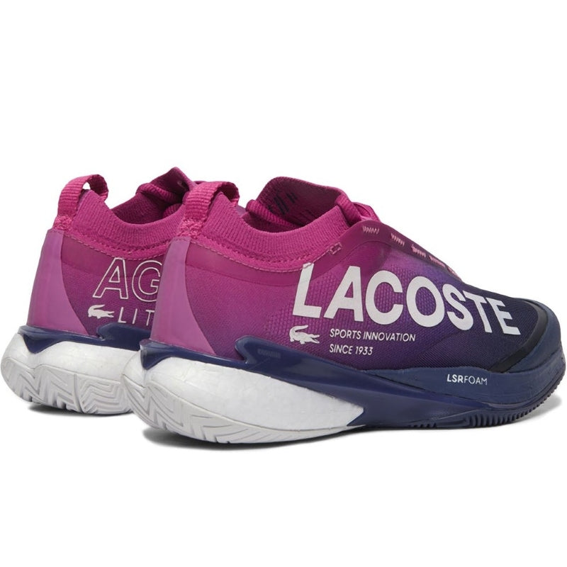 Zapatillas Lacoste AG-LT25 Lite Clay Rosa Blanco Mujer