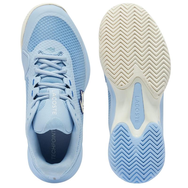 Lacoste Tech Point Blue White Damen Sneakers