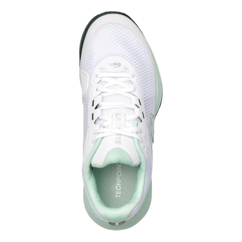 Zapatillas Lacoste Tech Point Blanco Turquesa Mujer