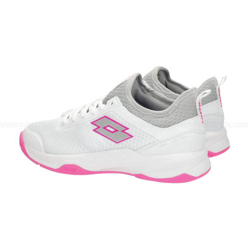 Lotto Mirage 500 II White Metallic Fuchsia Women's Sneakers