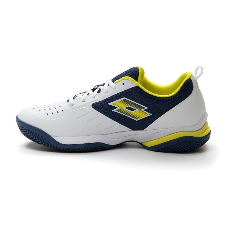 Superrapida 400 IV Sneakers in denim di acido blu bianco giallo