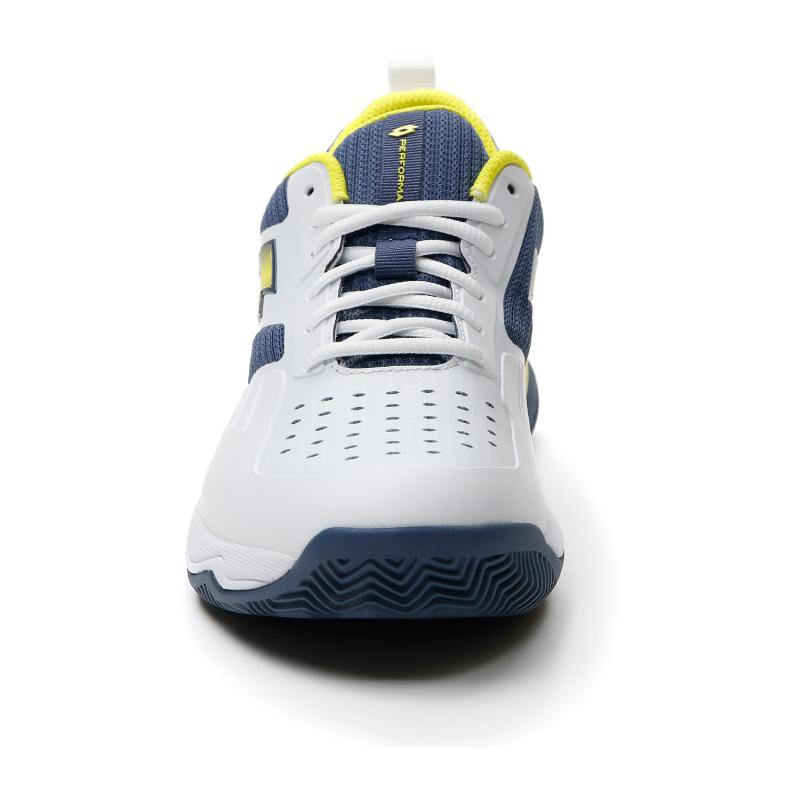 Superrapida 400 IV Sneakers in denim di acido blu bianco giallo