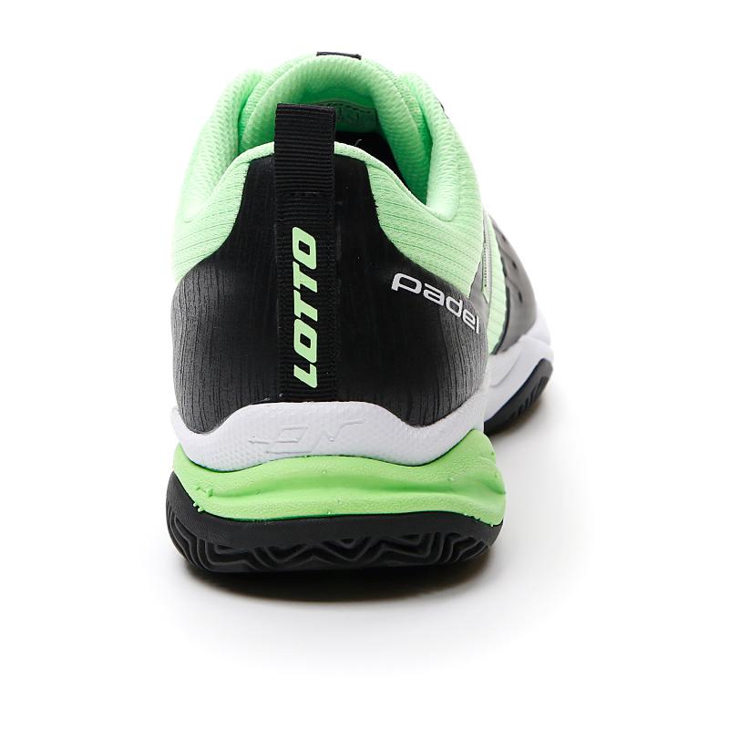 Zapatillas Lotto Superrapida 400 IV Negro Verde Manzana