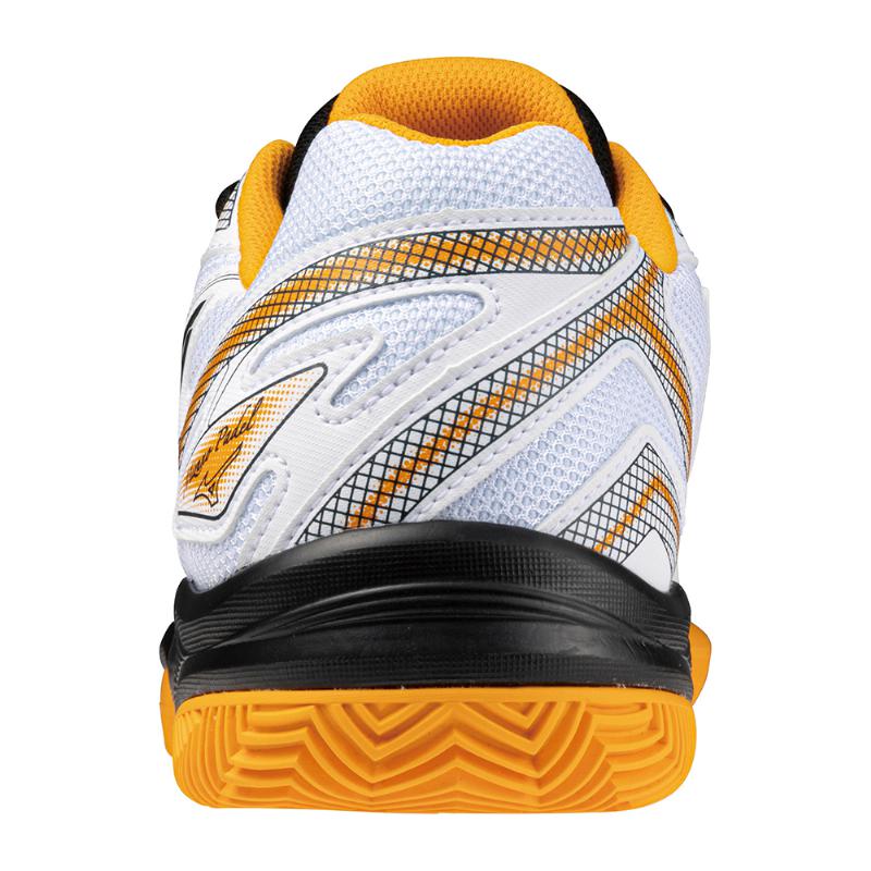 Zapatillas Mizuno Break Shot 4 Padel Blanco Azul Naranja