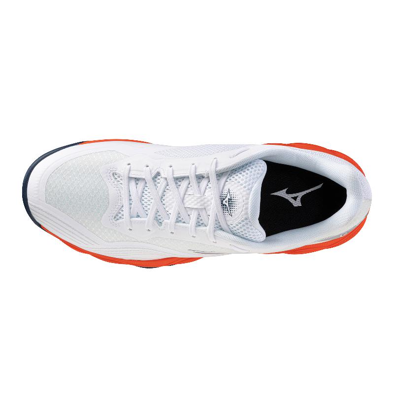 Chaussures Mizuno Wave Enforce Court 2 Terre Battue Blanc