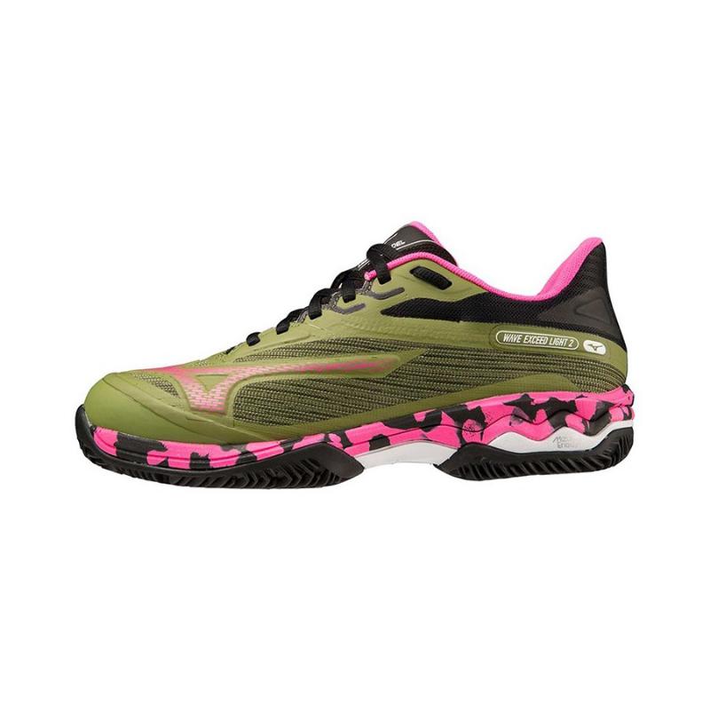 MIZUNO WAVE dépasser la lumière 2 femmes fuchsia vertes