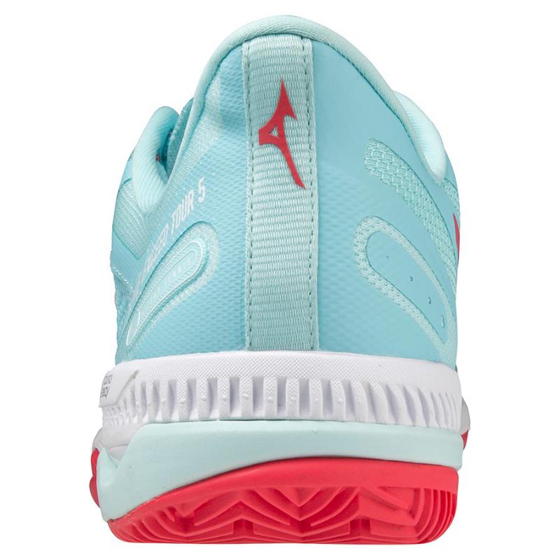 Mizuno Wave supera il tour 5 cc Turquoise White Women's Sneaker