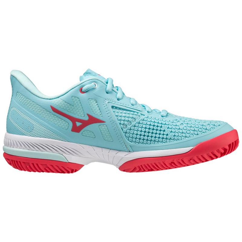 Mizuno Wave Exceed Tour 5 CC Turquoise White Women's Running Shoes