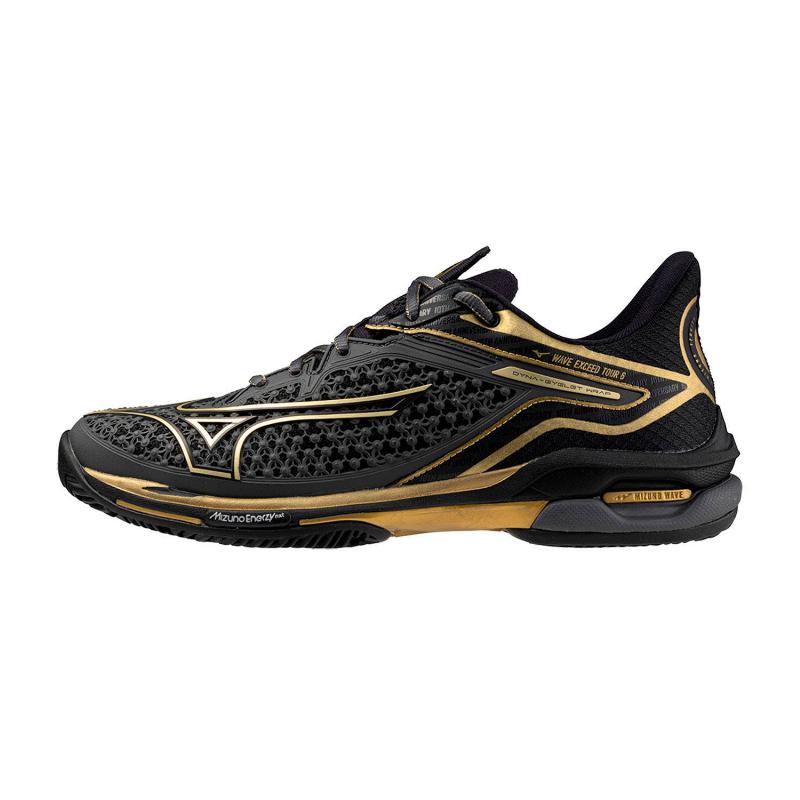 Zapatillas Mizuno Wave Exceed Tour 6 CC 10th Hierro Oro Negro