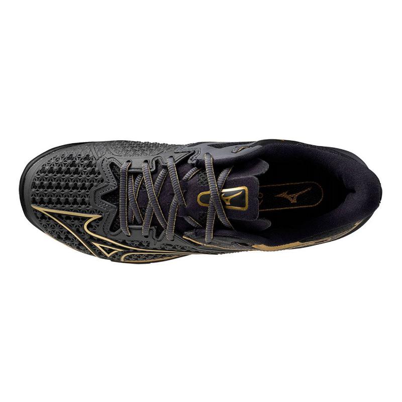 Zapatillas Mizuno Wave Exceed Tour 6 CC 10th Hierro Oro Negro