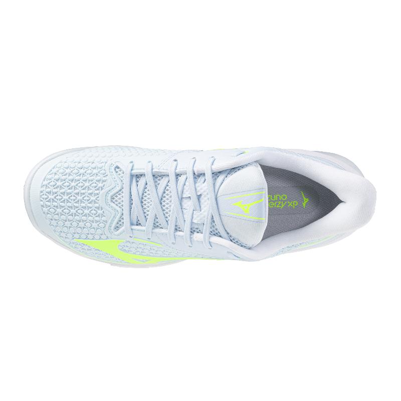 Zapatillas Mizuno Wave Exceed Tour 7 Azul Claro Fluor Mujer