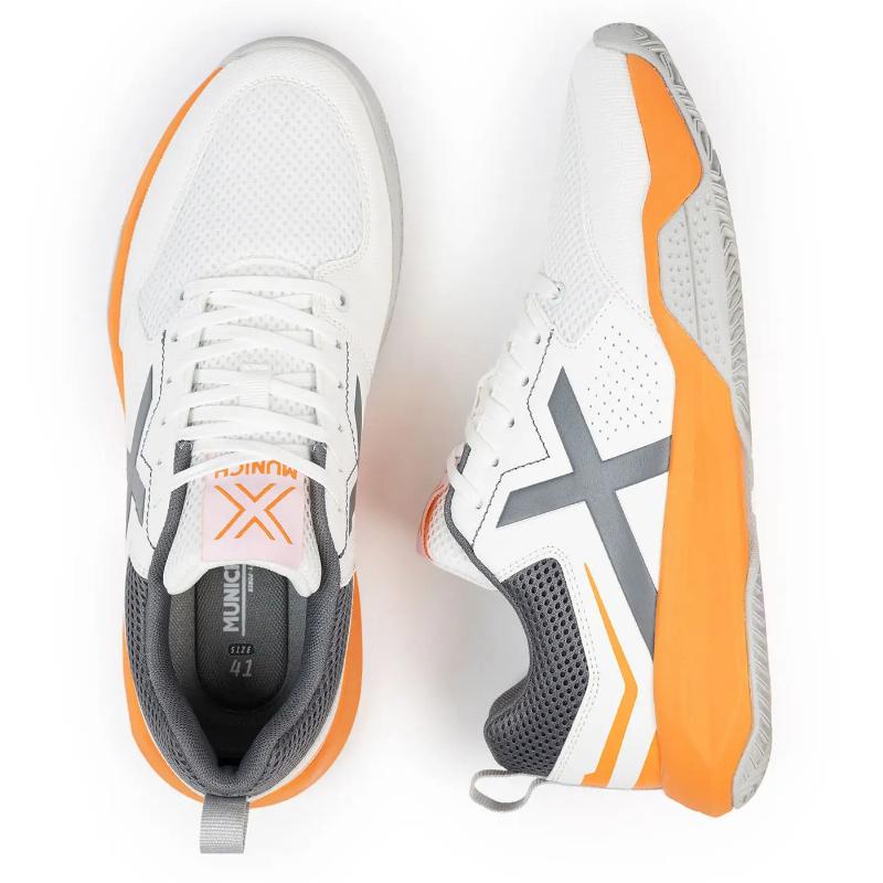 Zapatillas Munich Focus 03 Blanco Naranja