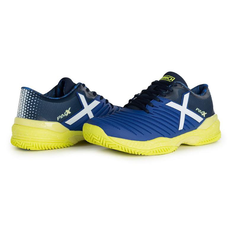 Munich Padx 41 Chaussures bleues jaunes