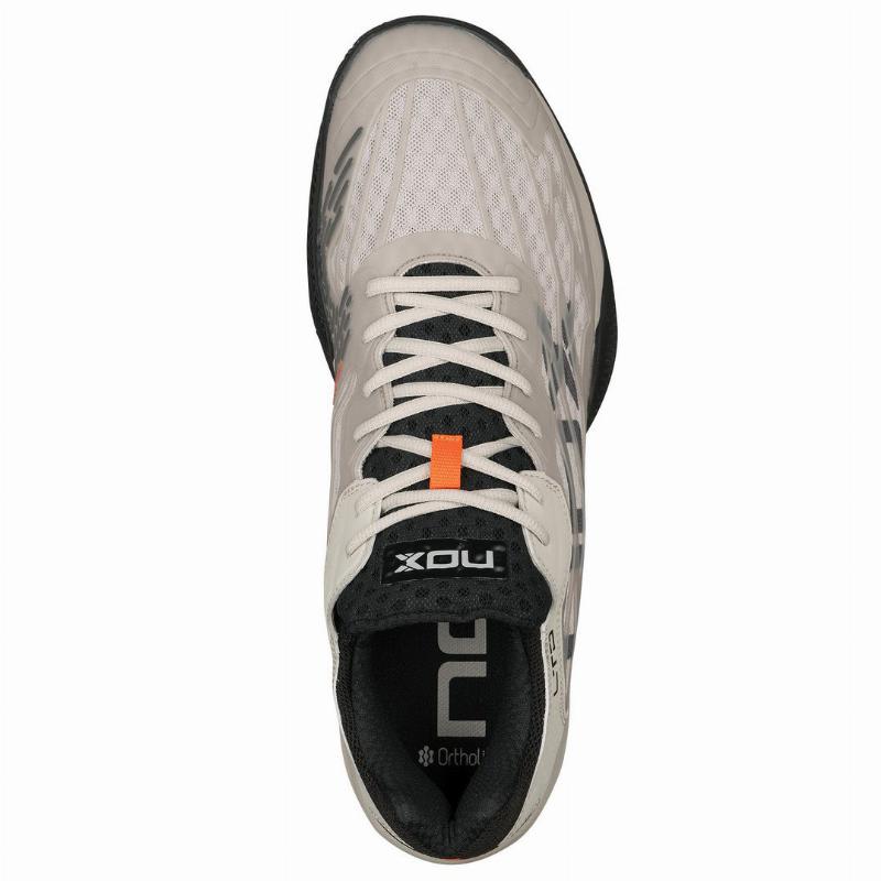 NOX AT10 LTD Gray Orange Sneakers