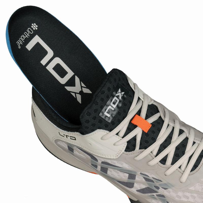 NOX AT10 LTD Gray Orange Sneakers