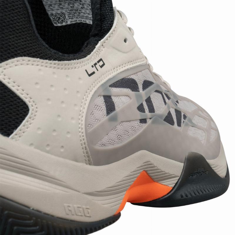 NOX AT10 LTD Gray Orange Sneakers