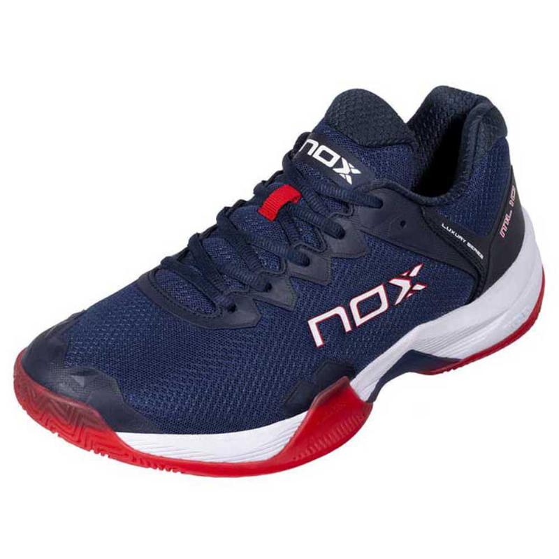 Zapatillas Nox ML10 Hexa Azul Marino Rojo