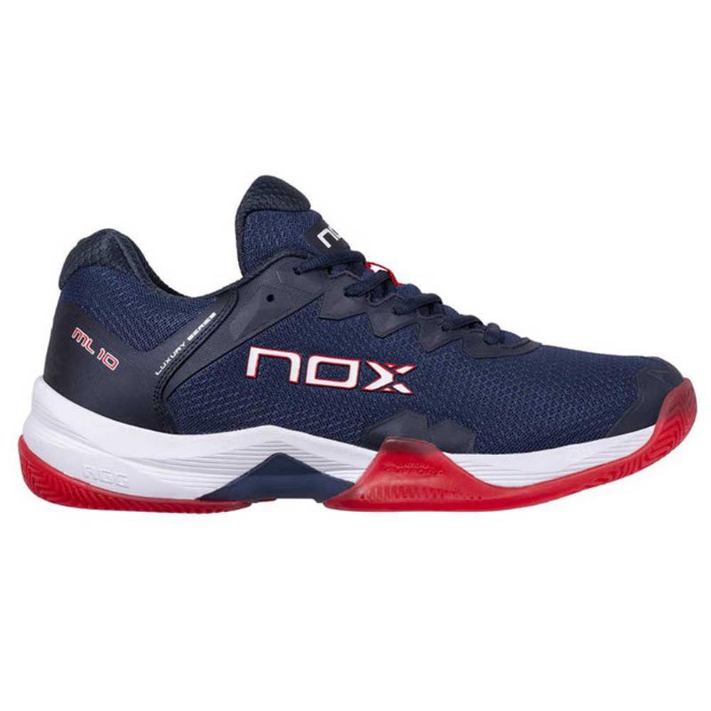 Zapatillas Nox ML10 Hexa Azul Marino Rojo