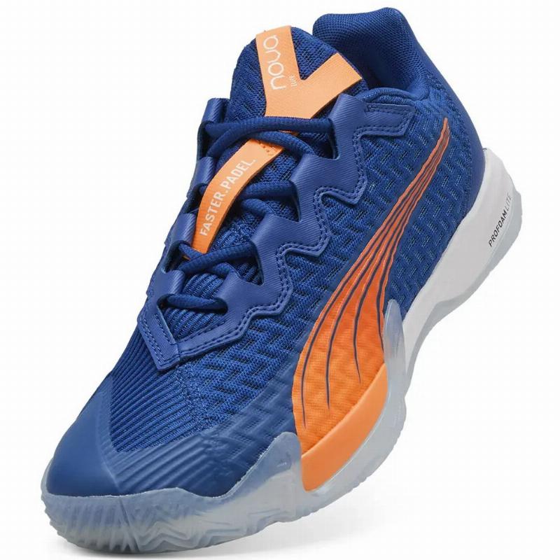 Zapatillas Puma Momo Gonzalez Nova Elite Azul Naranja