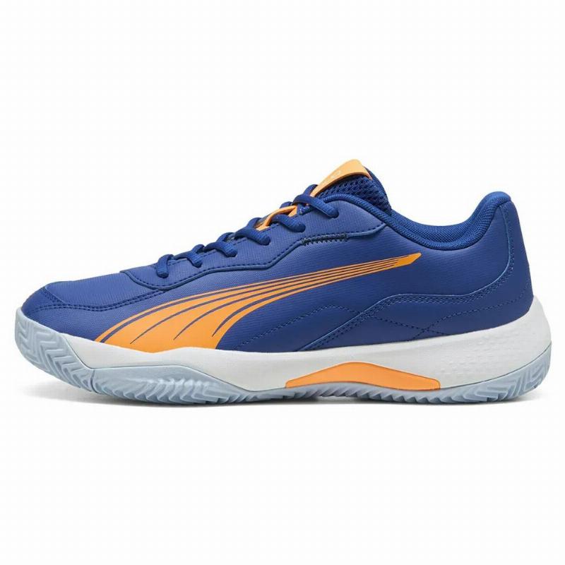 Zapatillas Puma Nova Smash Azul Naranja